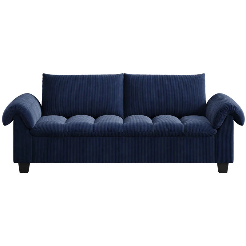 Wimpik Upholstered Sofa With Wood Legs - Craft Decor