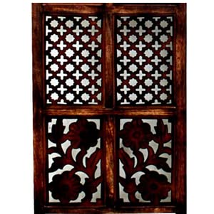 Wooden Room Divider Partition Screen Separators with Folding Doors for Living Room Bedroom/Office/Restaurant