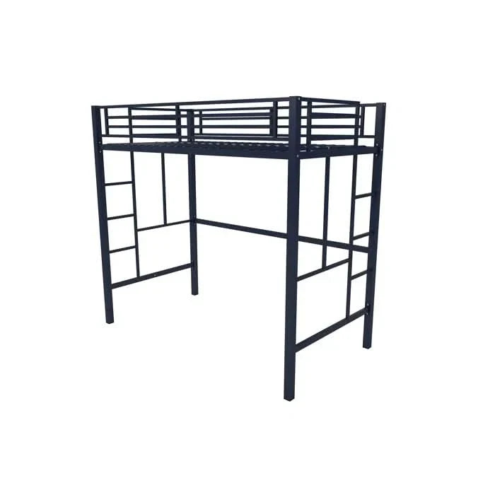 Nevvy Twin Metal Platform Loft Bed - Craft Decor