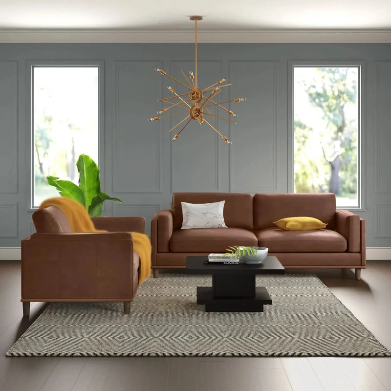 Aberto 2 - Piece Living Room Luxury Sofa Set