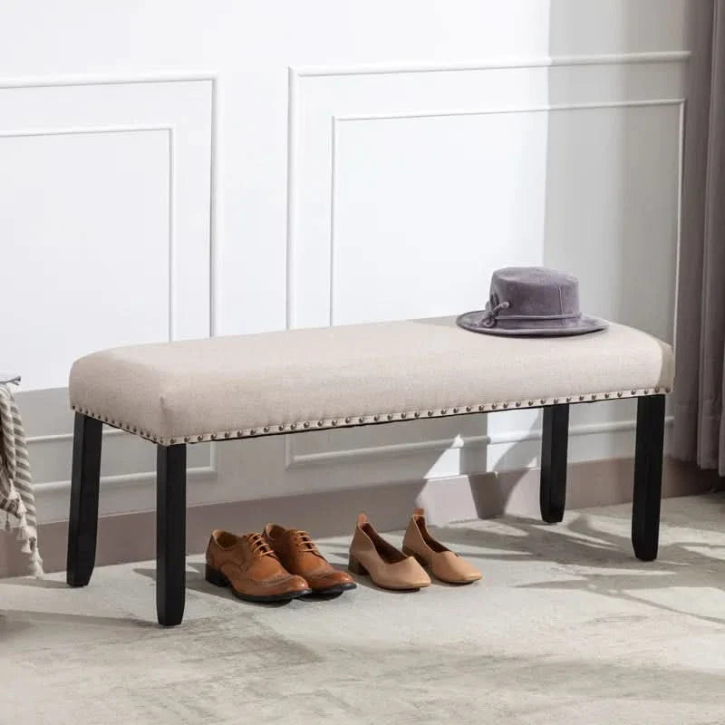 Batrex Modern Upholstered Bench for Entryway and Bedroom