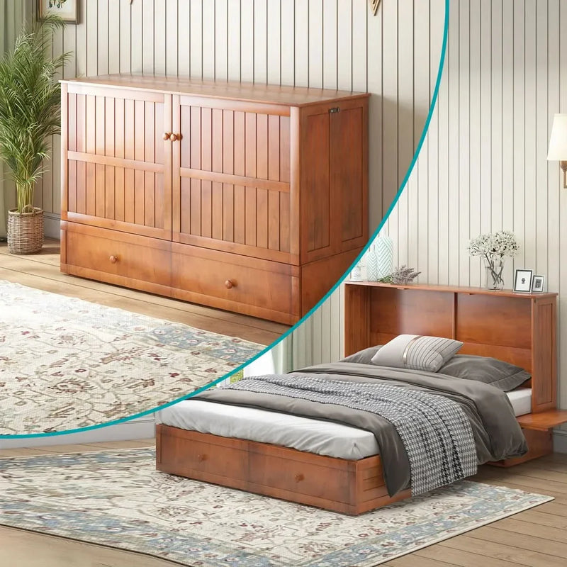 Shivank Murphy Storage Bed with Mattress - Craft Decor