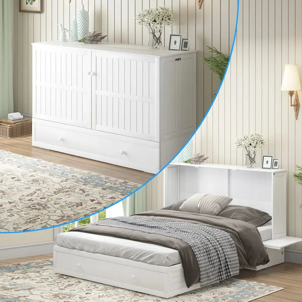 Shivank Murphy Storage Bed with Mattress - Craft Decor