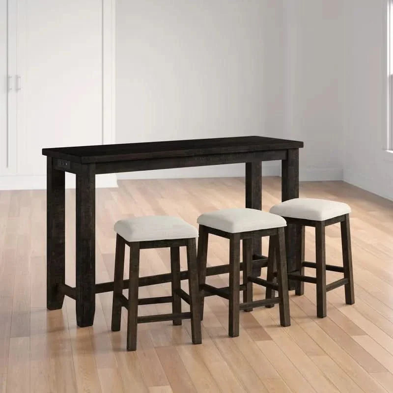 Jaspertob  3 Seater Solid Wood Dining Set - Craft Decor