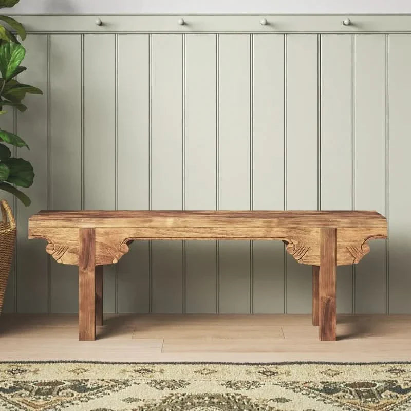 Sharikanusar Wooden Bench - craft decor