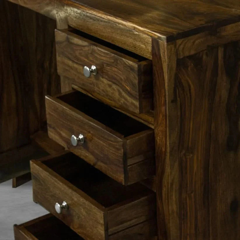 Solid Wood Study Table - Craft Decor