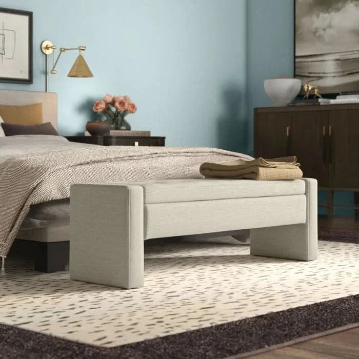 Capsicum Modern Tufted Upholstered Storage Bench