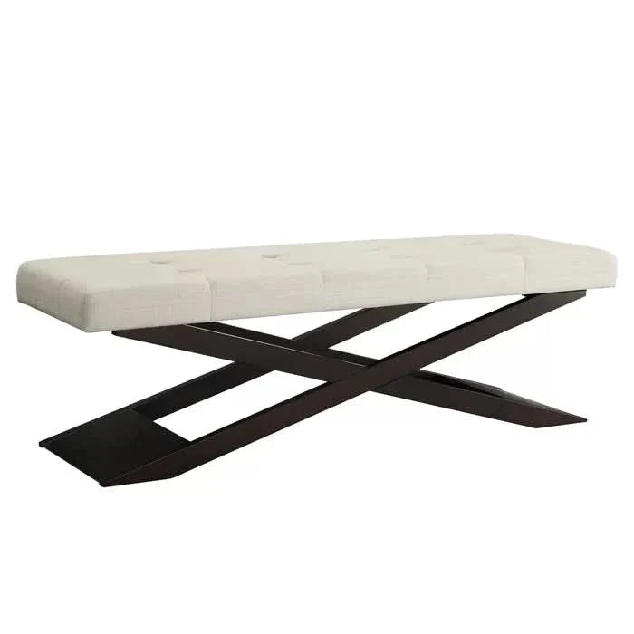 Lysino Upholstered Bench - craft decor