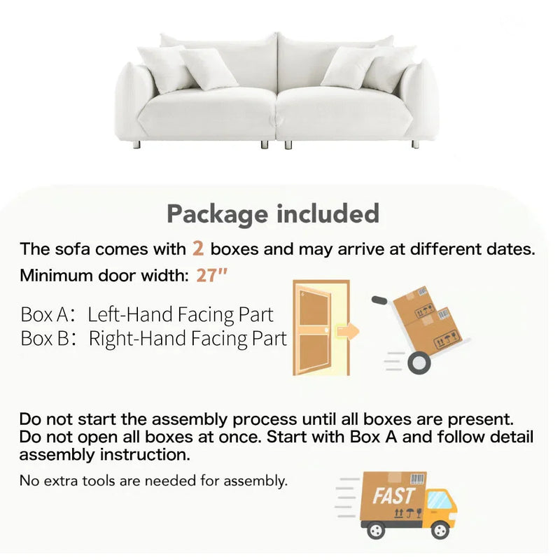 Littlemore Modern Style Sofa - Wooden Bazar