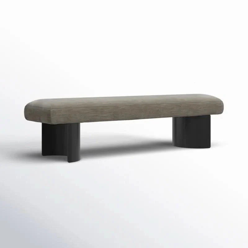Cycloon Linen Upholstered Bench - craft decor