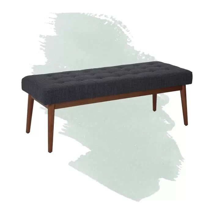 Shakumalditi Polyester Upholstered Bench - craft decor
