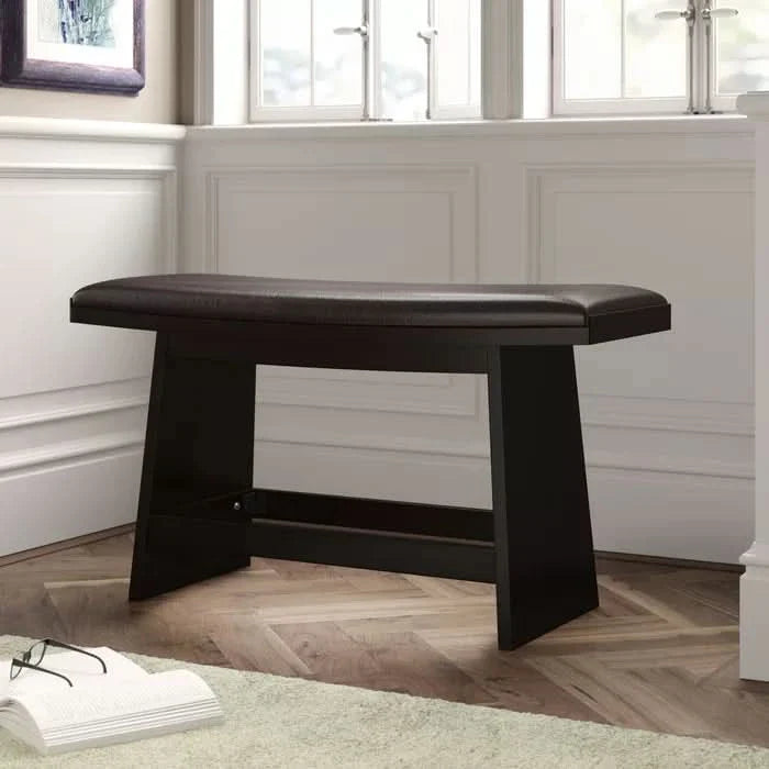Optin Faux Leather Upholstered Bench