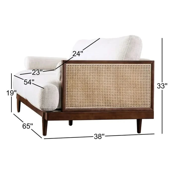 Upholstered Loveseat – Comfortable 2-Seater Sofa