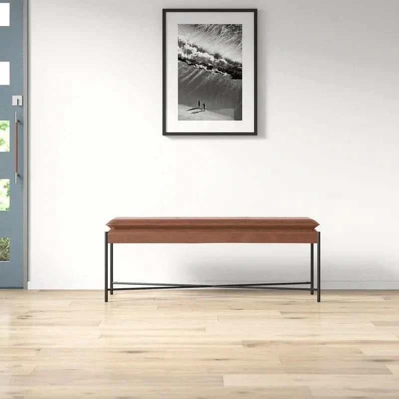 Vegan Leather Bench Vegan Leather Bench - craft decor