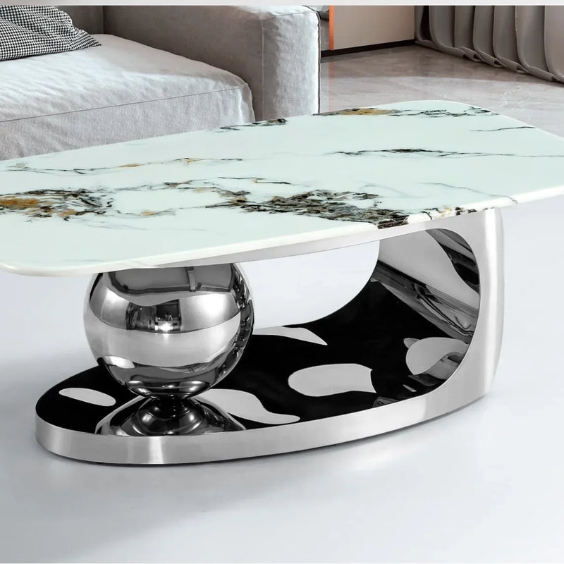 Numera Modern Marble Top Center Table - Craft Decor