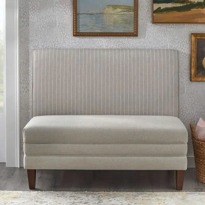 Shaaloon Polyester Upholstered Bench - craft decor