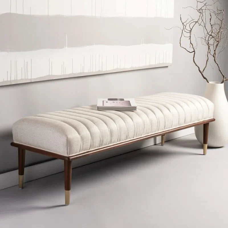 DAASKIL Velvet Upholstered Bench - craft decor
