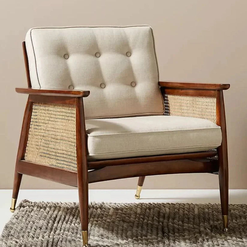 Helliv Wooden Armchair - Craft Decor