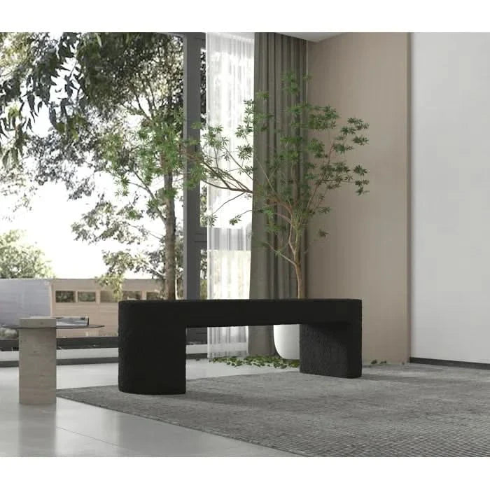 Kintech Modern Upholstered Bench - craft decor