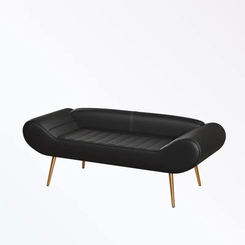 Shenex Faux Leather Upholstered Bench - craft decor