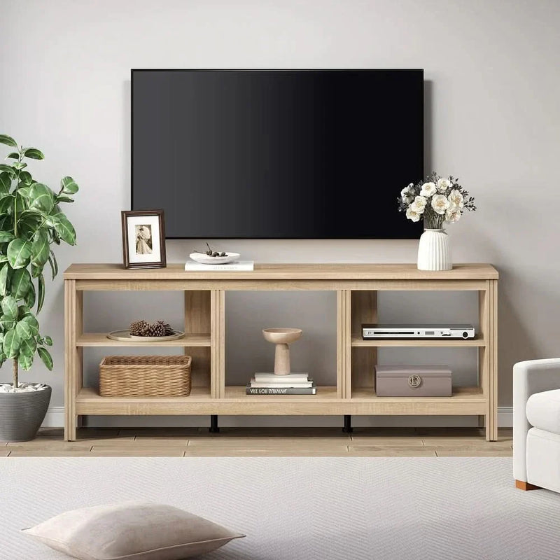 Yupick Classical 70 Inch TV Stand, TV Console Table for 75 Inch TV with LED - 70 inch - Black