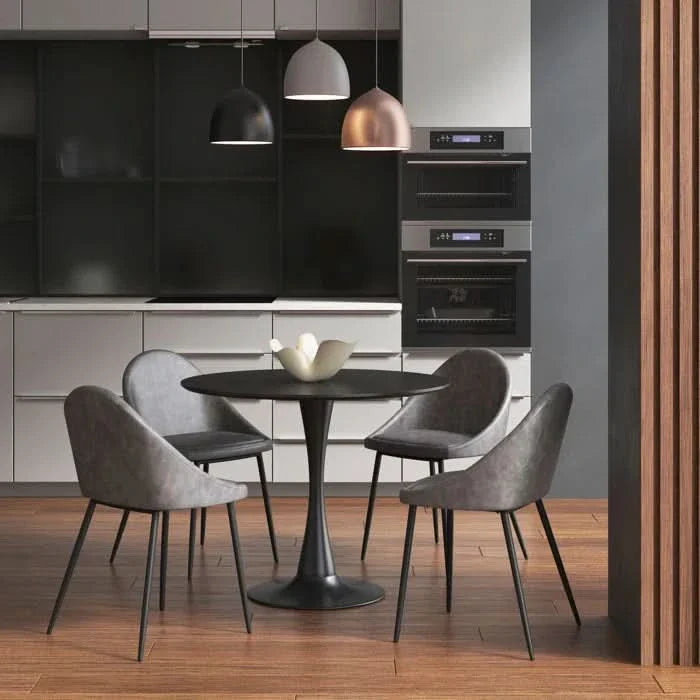 Harikson Stylish 4 Seater Pedestal Dining Set - Craft Decor