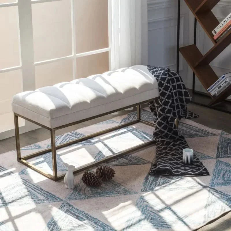Zalkin Upholstered Bench For Modern Living - craft decor