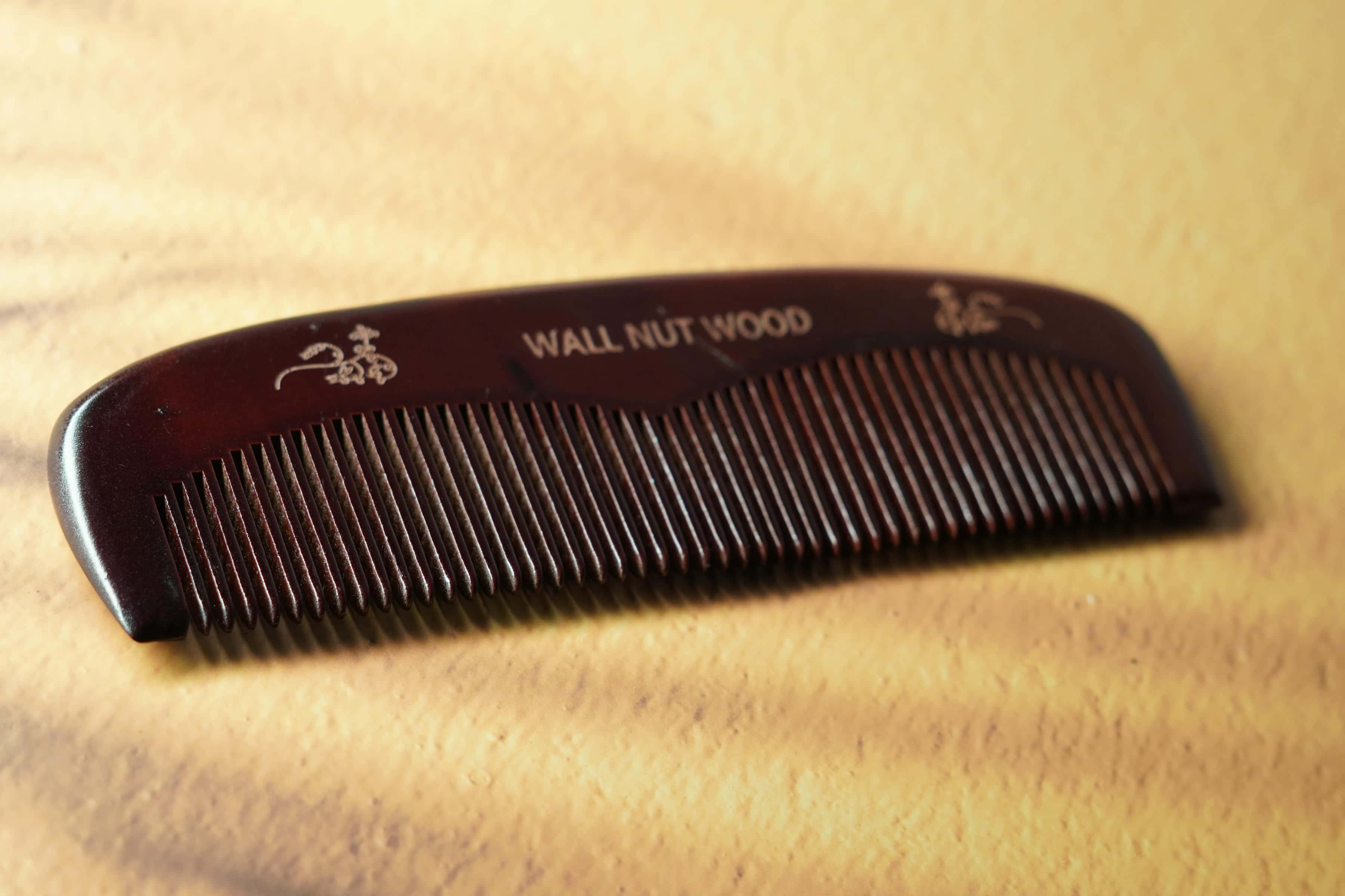 Handcrafted Wood Pocket Comb