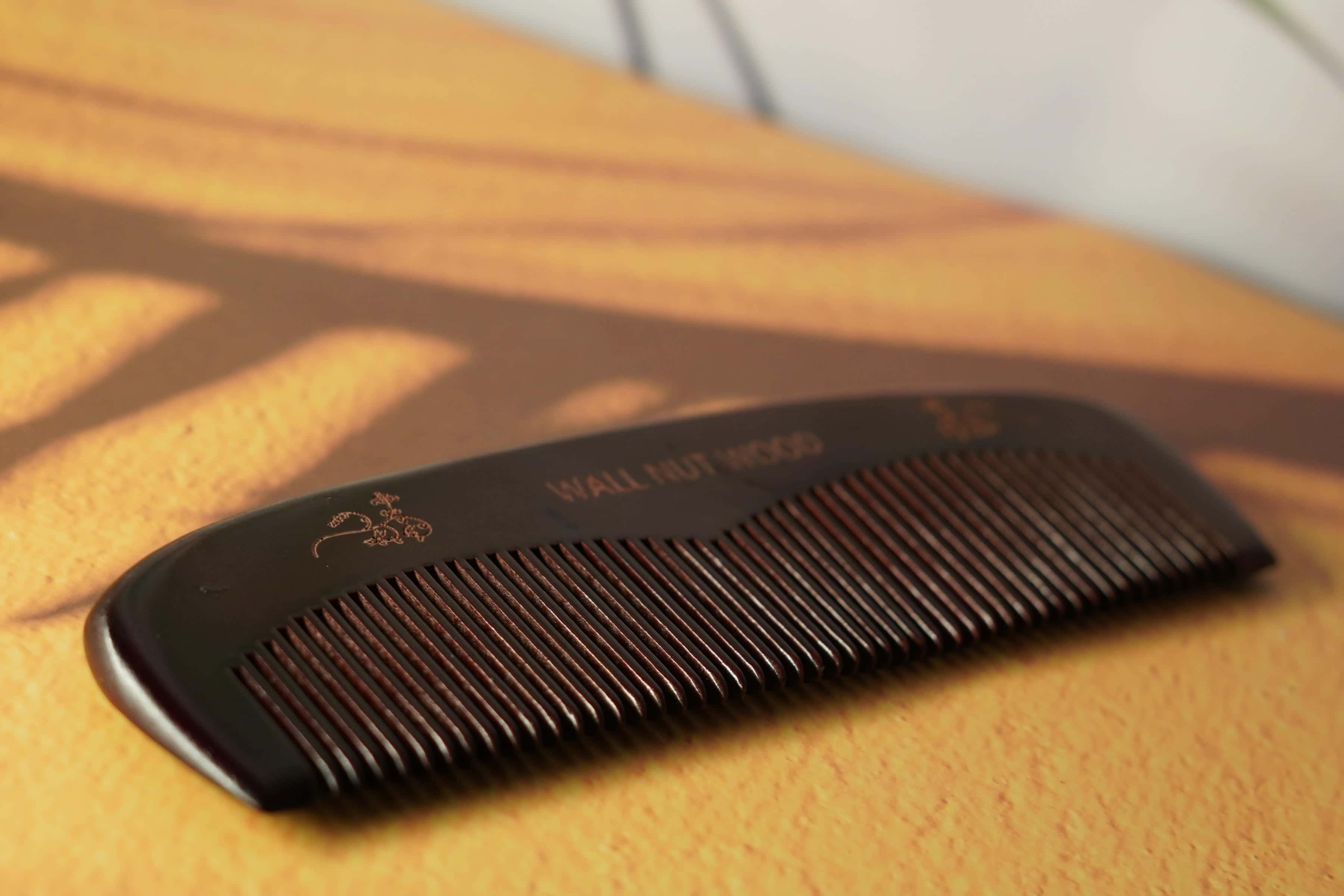 Handcrafted Wood Pocket Comb