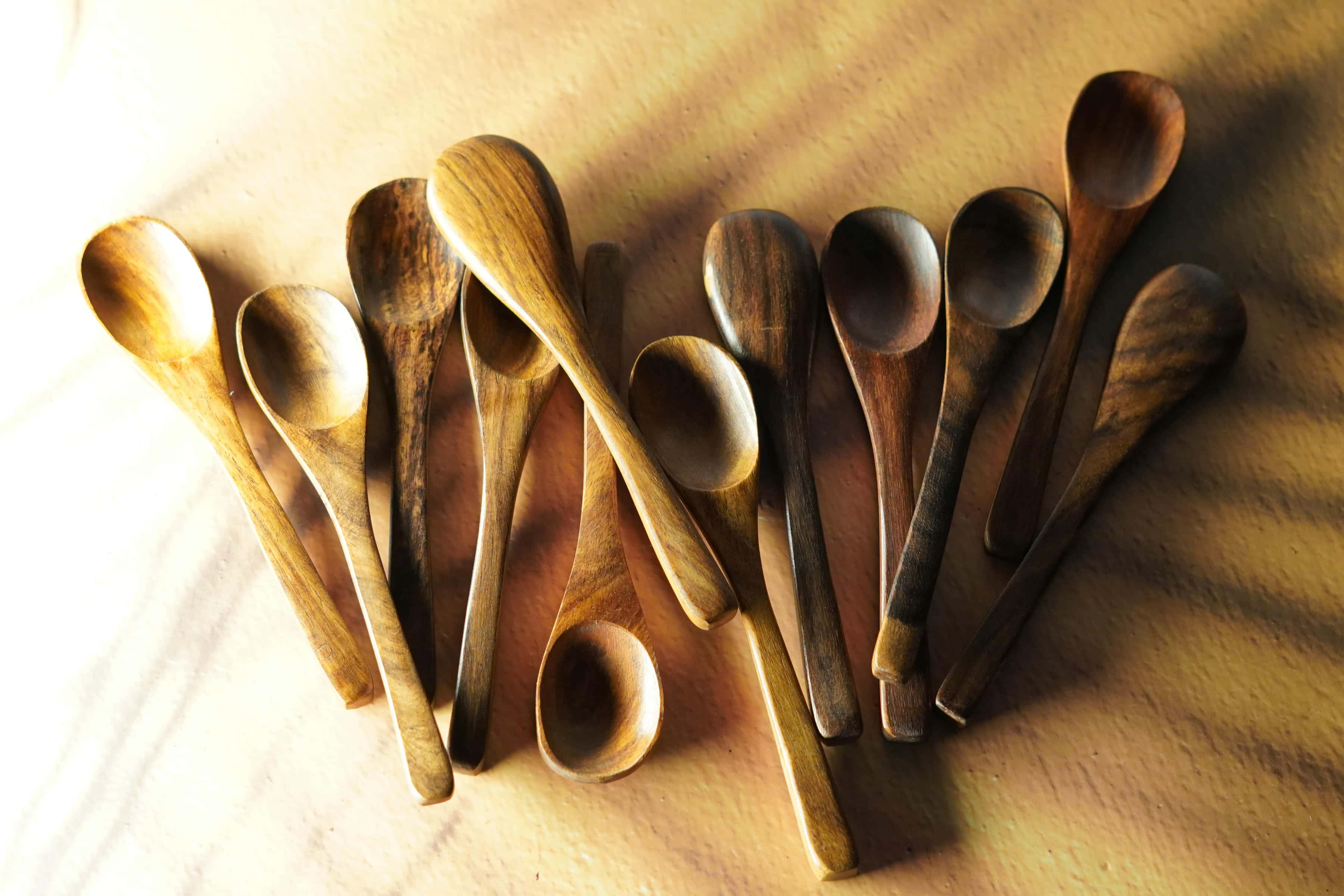 Versatile Wooden Spoons for Everyday Use (set of 12)