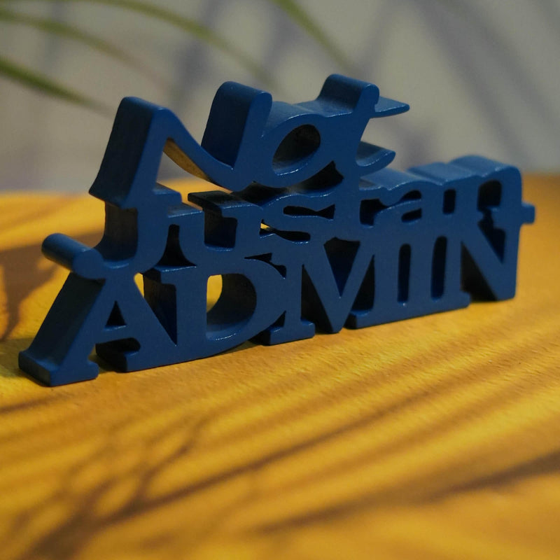 NOT JUST AN ADMIN