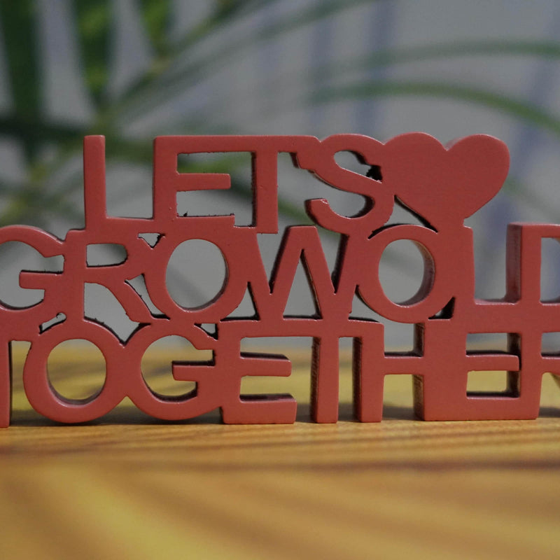 LETS GROW OLD TOGETHER (RED)