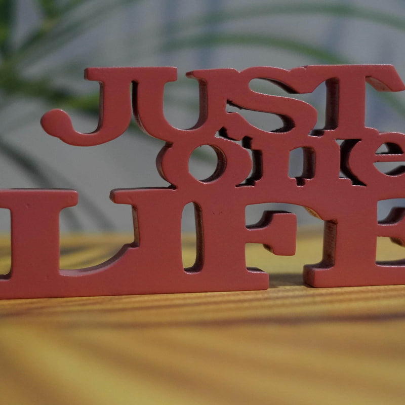 JUST ONE LIFE