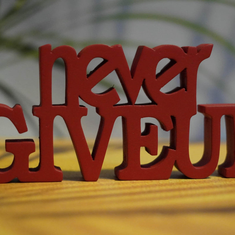 NEVER GIVEUP