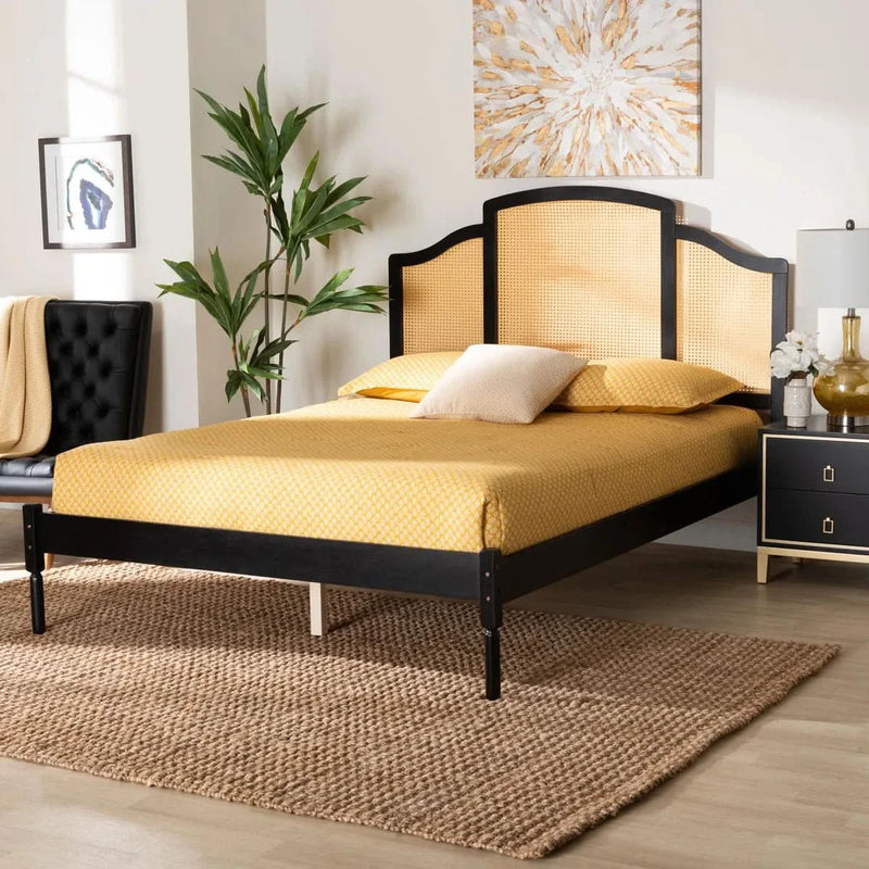 Solid Wood Platform Bed – Durable & Stylish