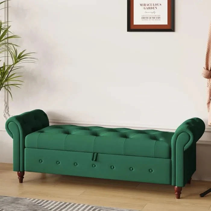 Jion Upholstered Storage Bench - Craft Decor
