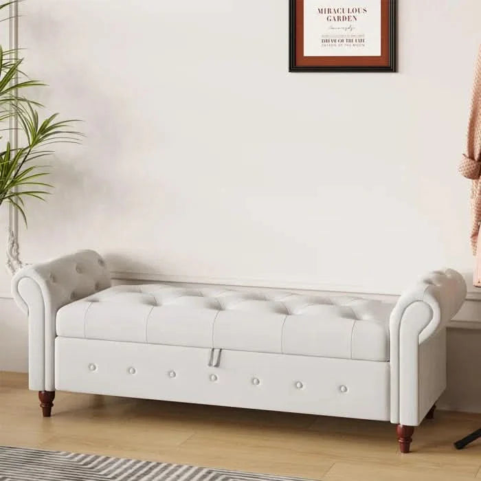 Jion Upholstered Storage Bench - Craft Decor