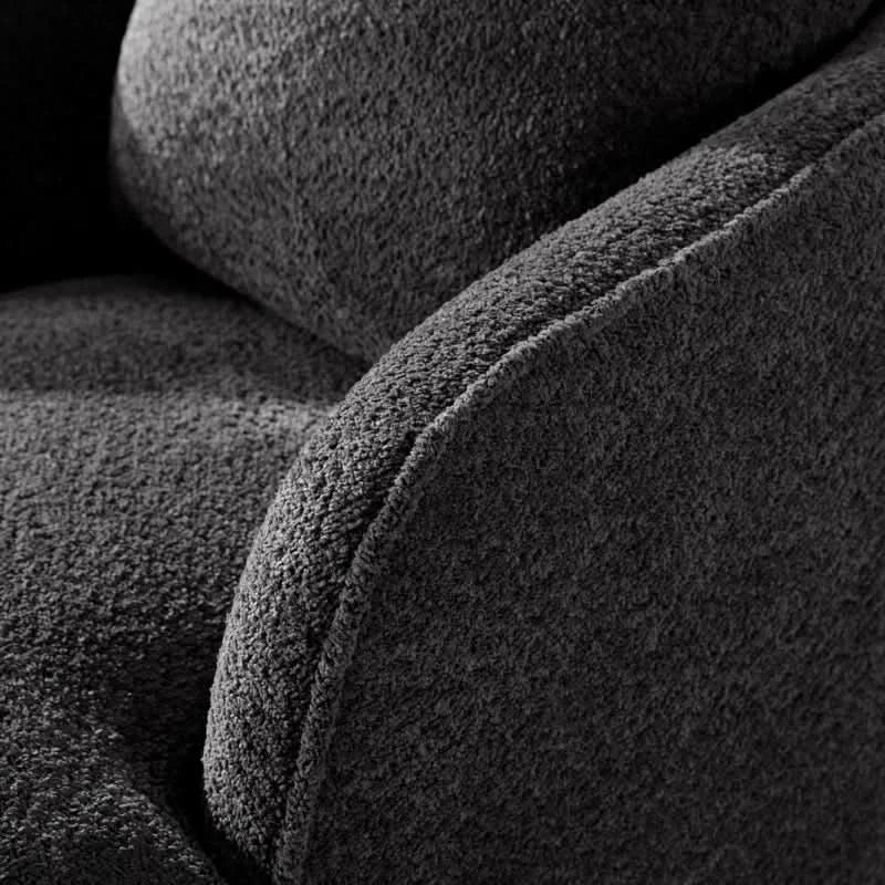 Farenite Swivel Barrel Chair modern living furniture - Craft Decor