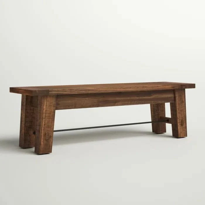 Hamper Wooden Entryway & Dining Bench - craft decor