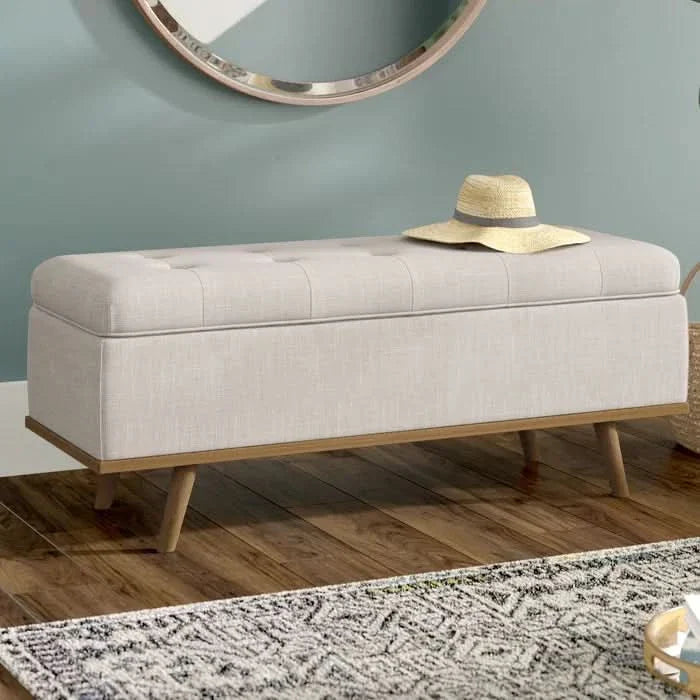Perry 46" Storage Bench - craft decor