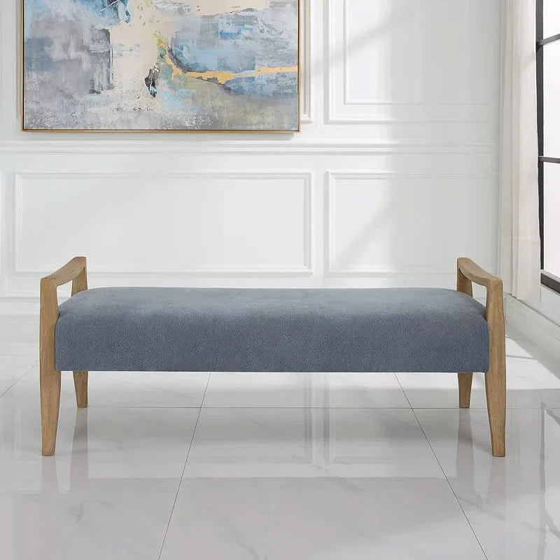 Oalis Polyester Upholstered Bench - craft decor