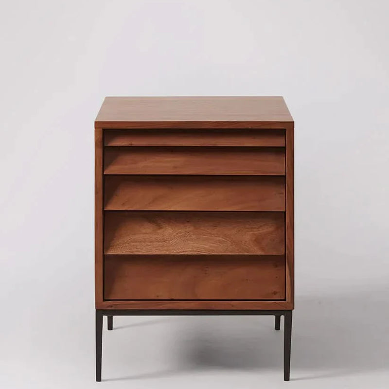 Solid Wood Bed Side Table - Craft Decor