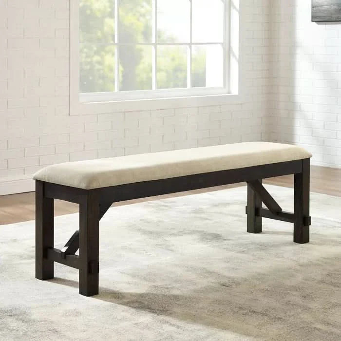 Nazarbey  Linen Upholstered Bench - craft decor