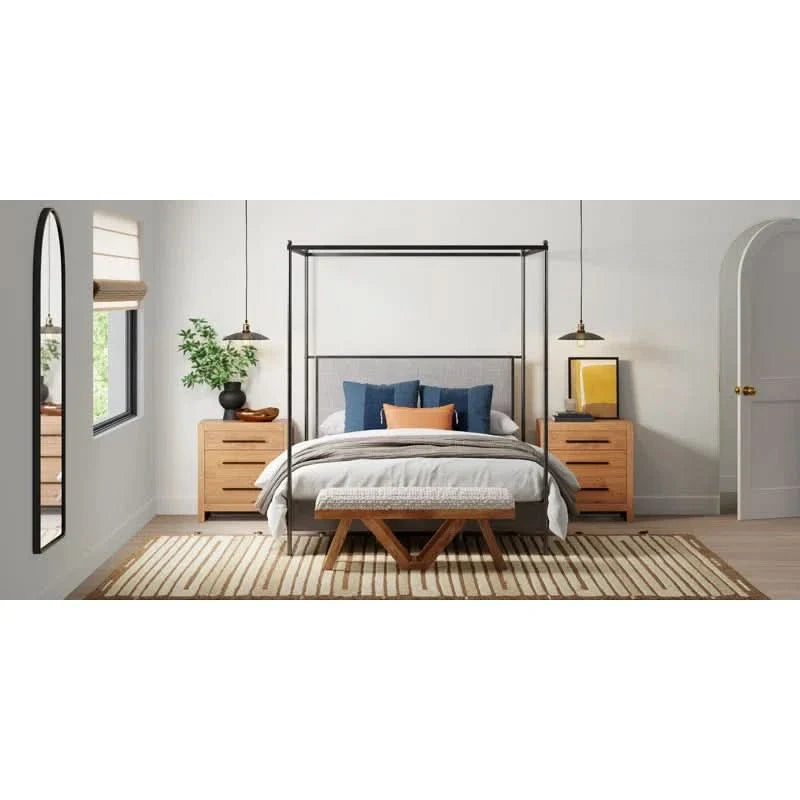 Laoche Upholstered Bench - craft decor