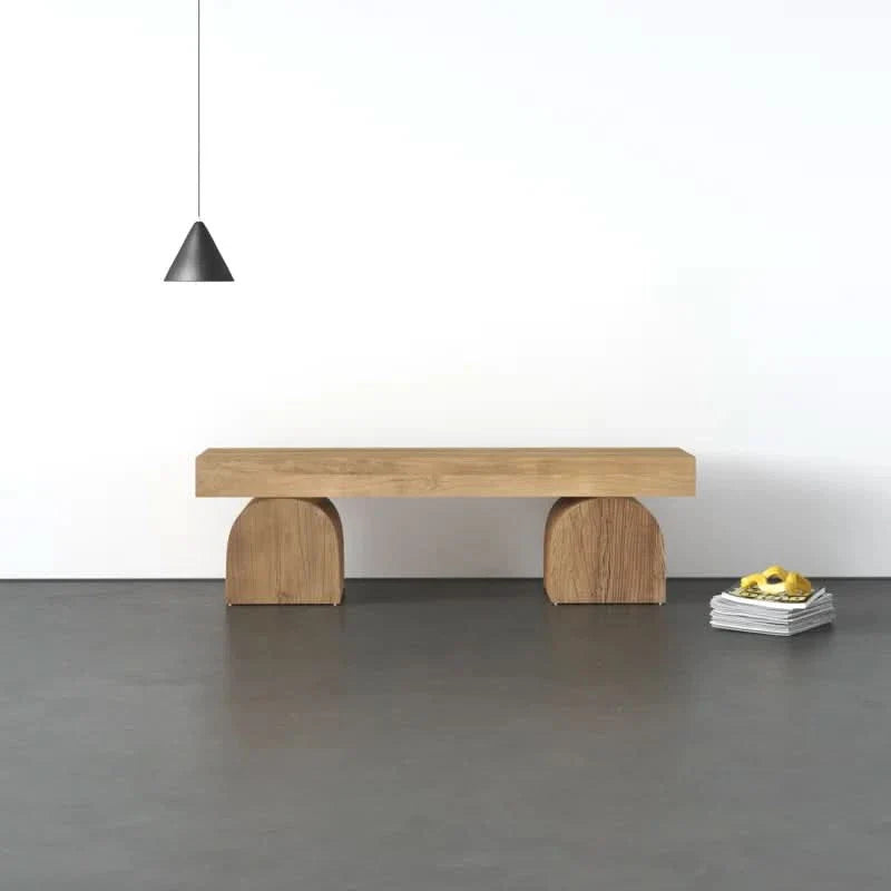 Hanpist Solid Wood Bench for Modern Living - craft decor