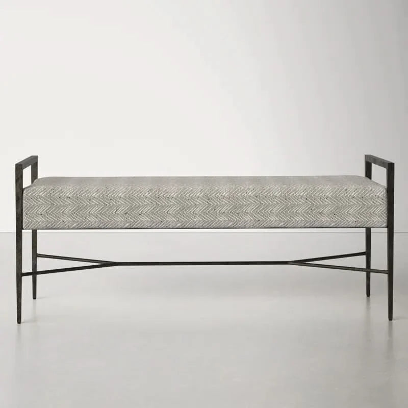 Carbolite Polyester Blend Upholstered Bench