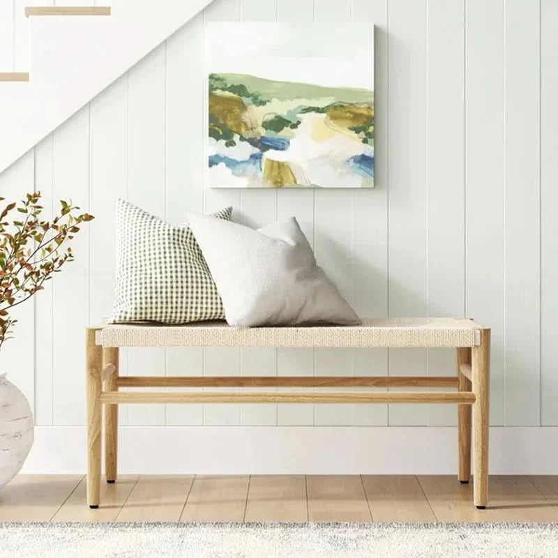 Carnuser Solid Wood Dining Entryway Bench - craft decor