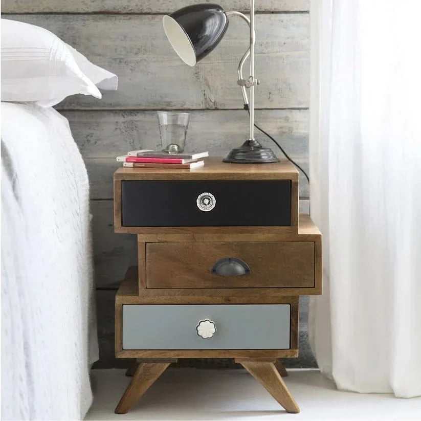 Home Decor Solid Wood Bed Side Table