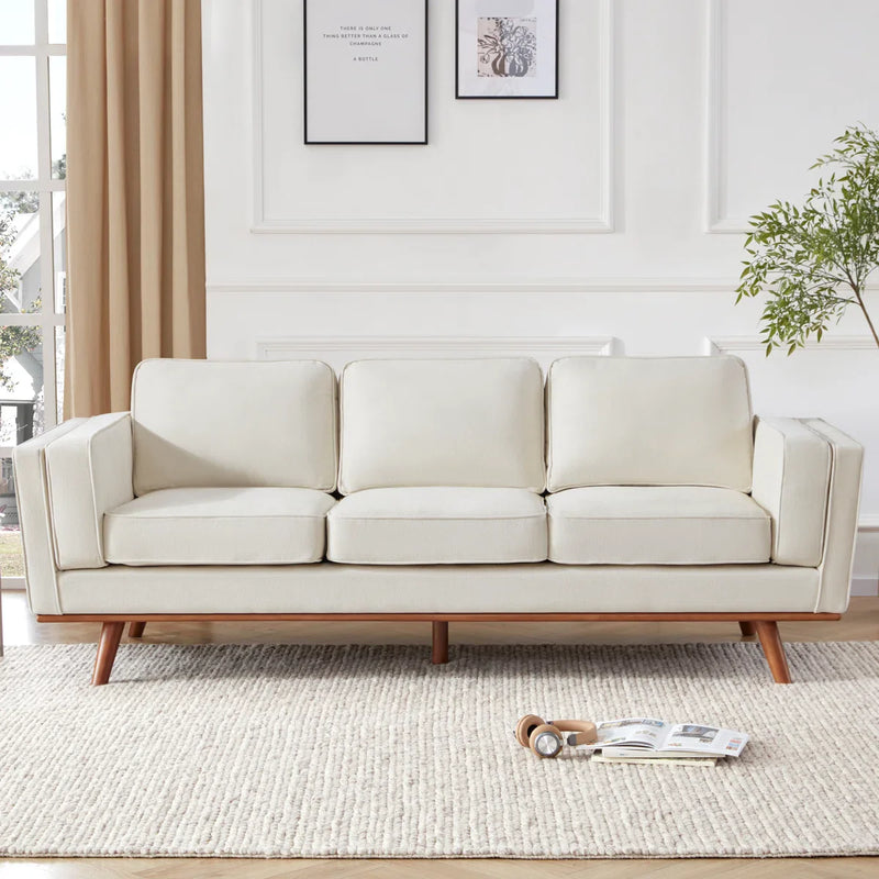Stunner Upholstered 3 Seater Sofa - Craft Decor