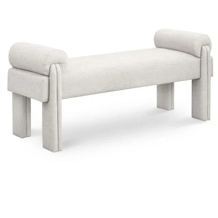 Nazlex Polyester Blend Upholstered Bench